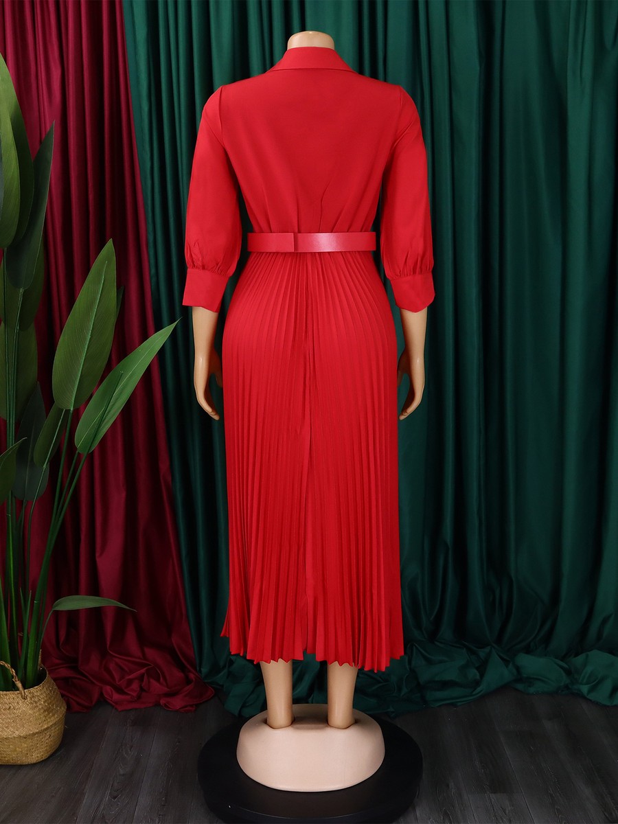 Women's A-line wedding guest casual semi formal office women's 3/4 sleeve  dress | eBay