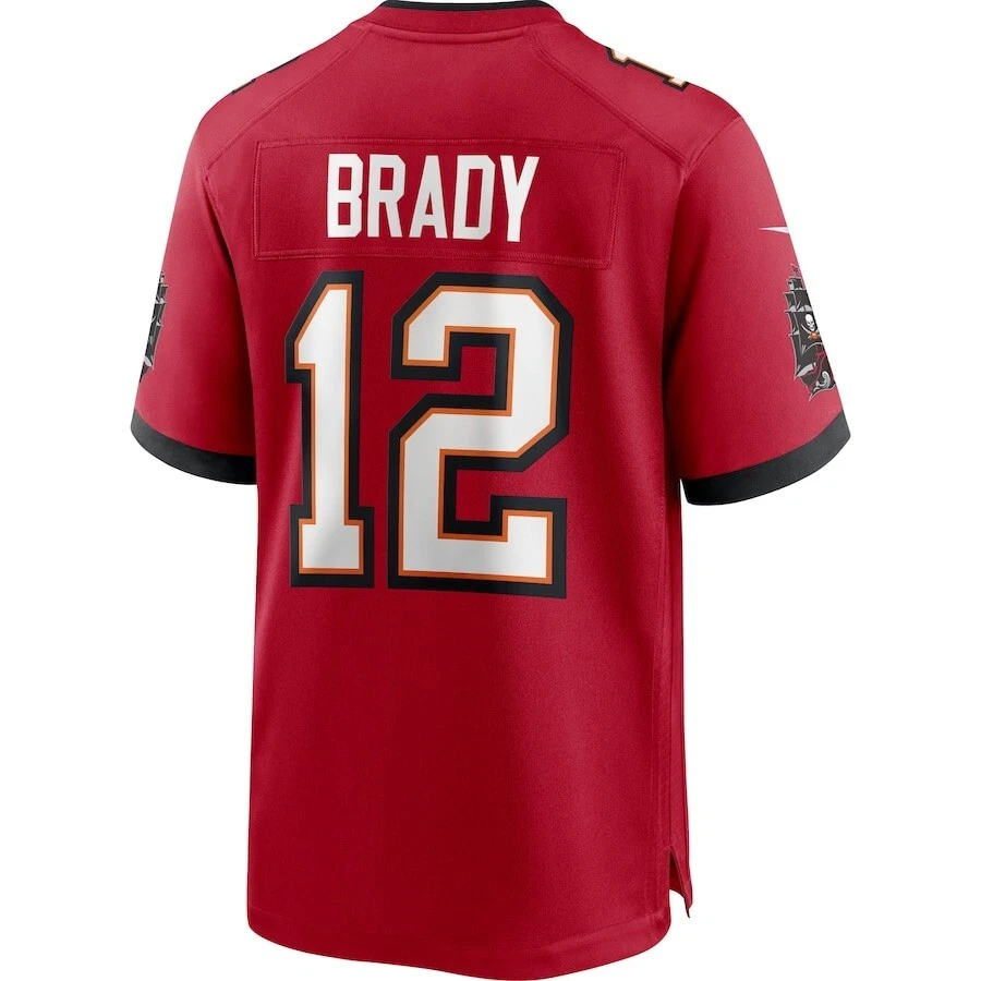 Camiseta deportiva Tom Brady Tampa Bay Buccaneers Nike Game - roja talla XL fanáticos auténtica Foto 3 de 3