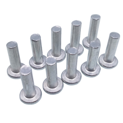 US Stock 100x 5mm Dia 16mm Shank CSK Flat Countersunk Head Aluminum ...