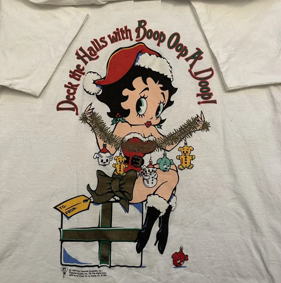 betty boop christmas t shirts