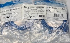 LOT OF 5 ICPCSJ07BL - ICC - PATCH CORD, CAT 5e MOLDED BOOT, 7 FT BLUE - NEW