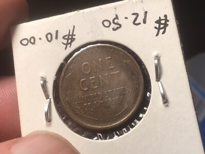 1909-VDB Lincoln Cent, First Year of Issue, Wholesale on a