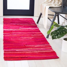 Safavieh Rag Rug RED / MULTI 2'-3" X 12' Runner - RAR130R-212