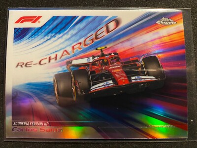2024 TOPPS Chrome Formula 1 Racing Recharged RECH-4 Carlos Sainz (Ferrari)