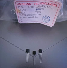 10Pcs LP2950L-5.0V UTC 5V 100mA Low-Dropout Voltage Regulator TO-92
