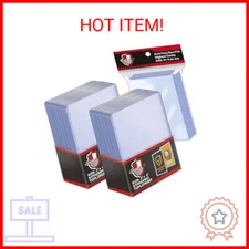 50 Count Top Loaders Trading Card Sleeves, Hard Plastic Toploaders Penny Card Sl