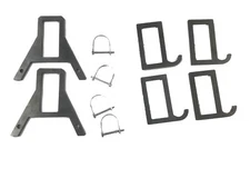 AR500 2 Conduit Gong Stand Kit W/hooks