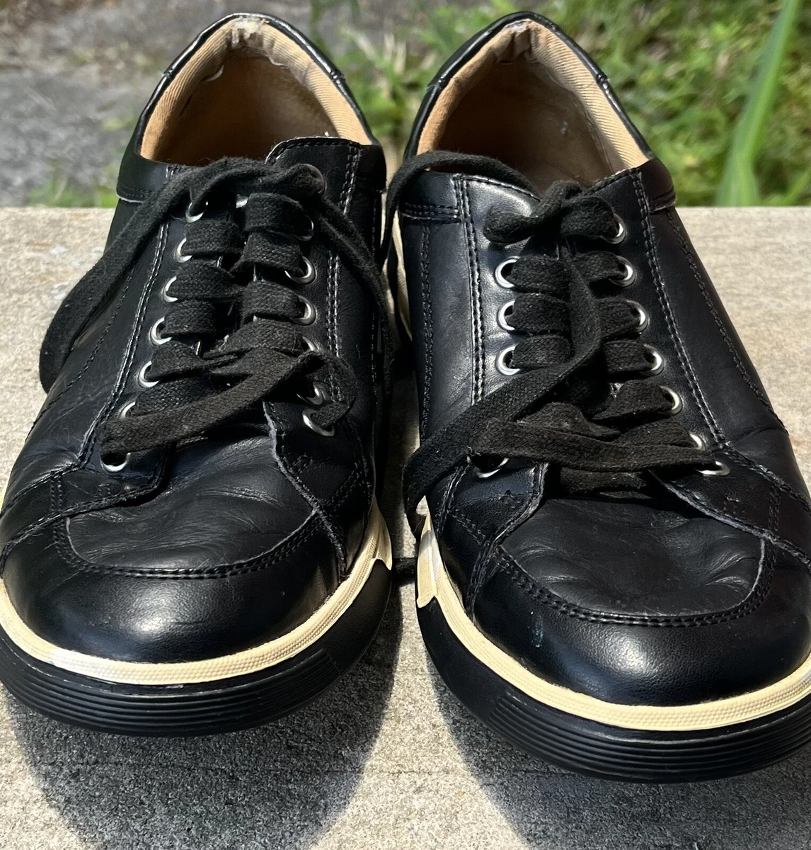 MENS COLE HAAN AIR QUINCY SPORT OXFORDS SNEAKERS SHOES US 8.5M Black C12434