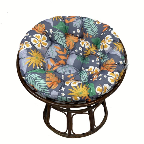 Papasan Chair Cushion Waterproof Oxford Cloth Circle Stuffed Egg Chair Cushions - Picture 30 of 111