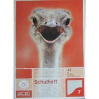 Schulheft - Din A5 - Lineatur 7 - 16 Blatt