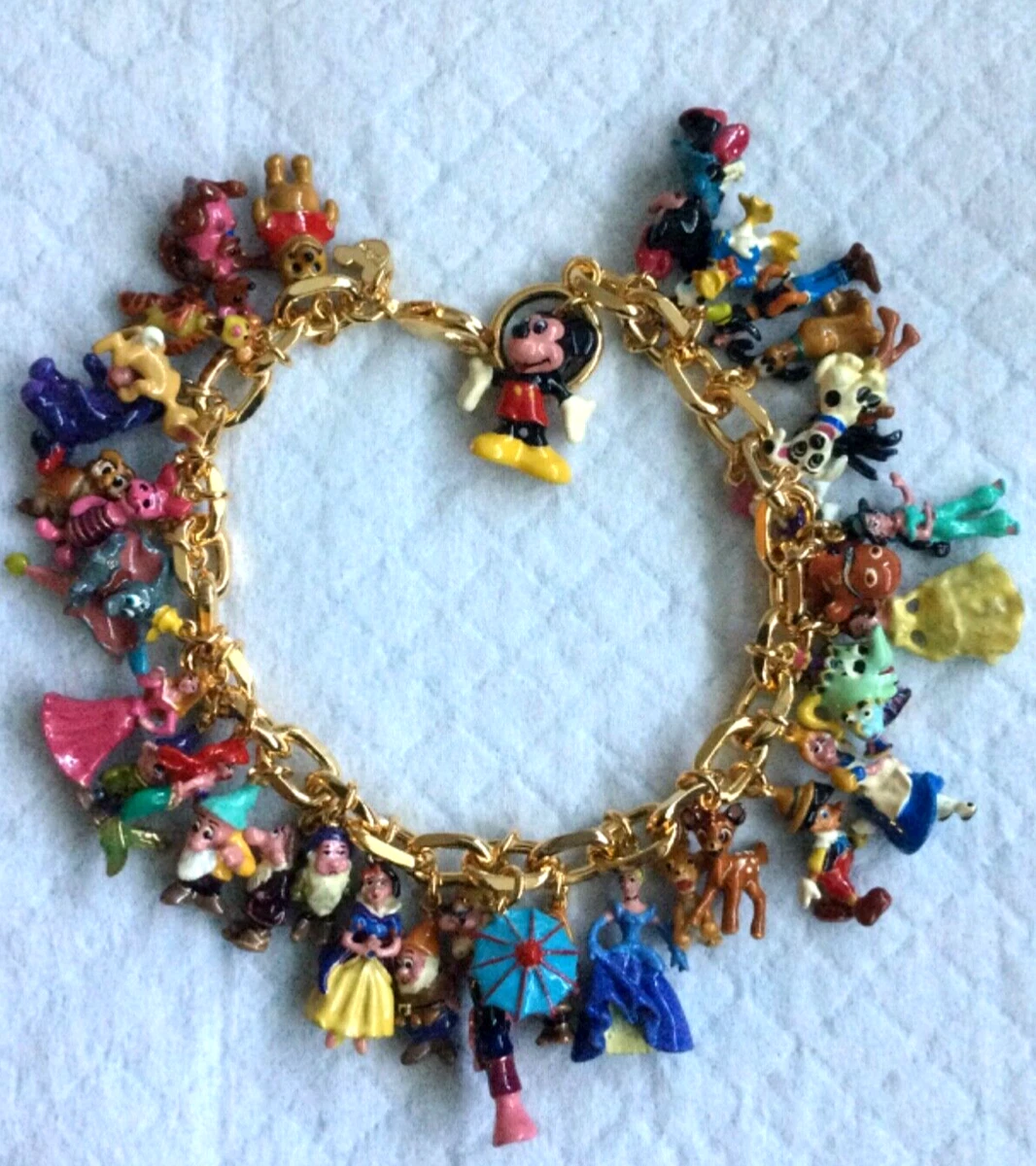 Minnie Mouse Kids Pink & Gold Plated Bracelet by Disney | Look Again