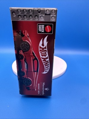 Mattel Brick Shop Hot Wheels Maserati MC20 250 Pieces Factory