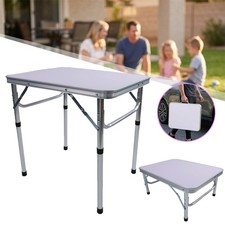 Campingtisch Klappbar Einstellbare Höhen Klapptisch Camping Tisch Gartentisch