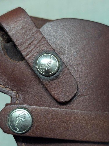 HUNTER snapoff belt ROUGH RIDER heritage 6.5" leather gun holster 110052 leather - Picture 3 of 9