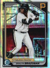 2024 Bowman Draft #BDC-124 Bralyn Brazoban Chrome Refractor