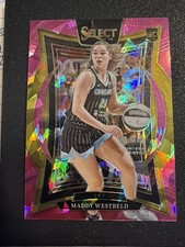 2025 Panini Select WNBA - Maddy Westbeld #95 Pink Cracked Ice RC SP