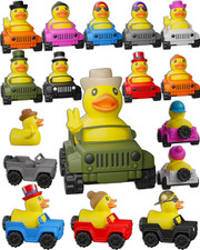 32 Jeep Ducks Rubber Ducks. Mix  Match Jeep Colors and Duck Styles - Bath Ducks