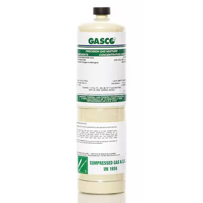 #ad Gasco X02ai99cp342066 Calibration Gas Air Isobutylene 34 L Cga 600 $62.99