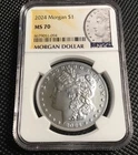 2024 Morgan Commemorative Silver Dollar NGC MS-70 (#1)
