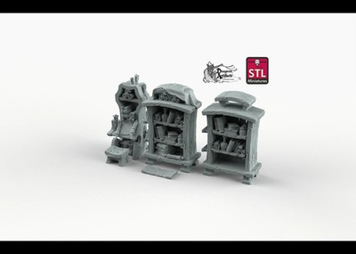 Library - STL Miniatures Wargaming D&D DnD