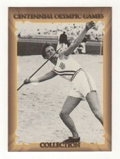 Atlanta Olympic Games Card - 1996. Javelin Babe Didrikson 