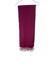 Alashan Scarf Womens Pink Merino Cashmere Blend Fringe Winter Wrap Soft