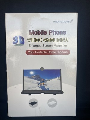 3-D Mobile Phone Amplifier- Enlarged Screen Magnifier- Home Cinema