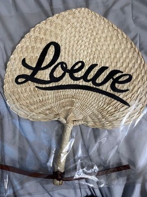 LOEWE Paula's Ibiza Fans Round Fan Uchiwa  Japan Limited  - New