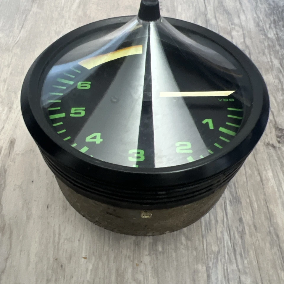 Porsche 924S Turbo 944 Tachometer Tacho VDO Gauge 100mm 94464121501 4.88 OEM - Image 2 of 4