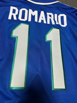 1997-1998] Brazil Away Football Jersey Romario #11 Size M Used | eBay