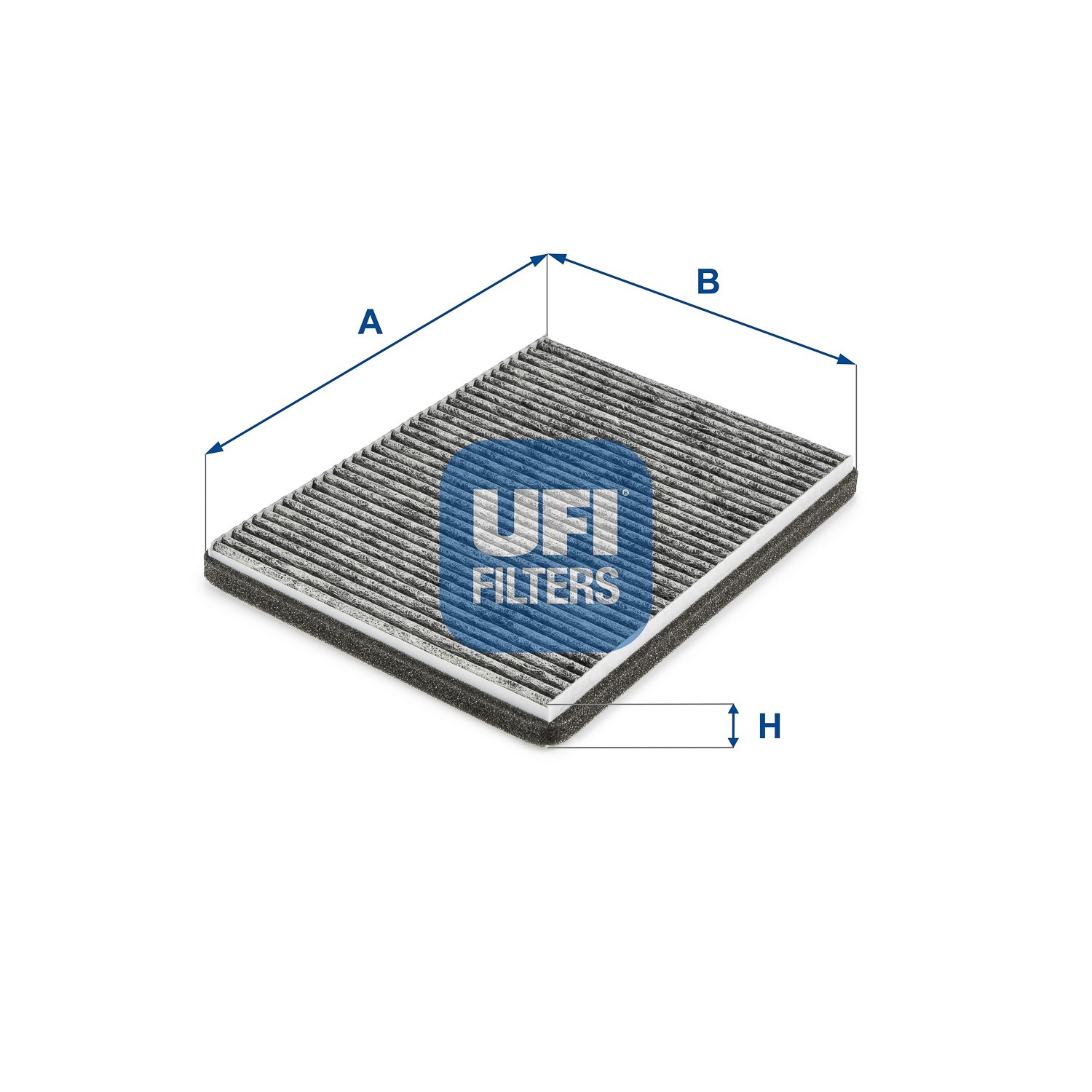 Cabin filter Activated Carbon Filter 54.272.00 UFI for KIA HYUNDAI - Image 2