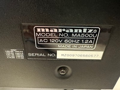 Marantz MA500U Monoblock Stereo THX Amplifier | eBay