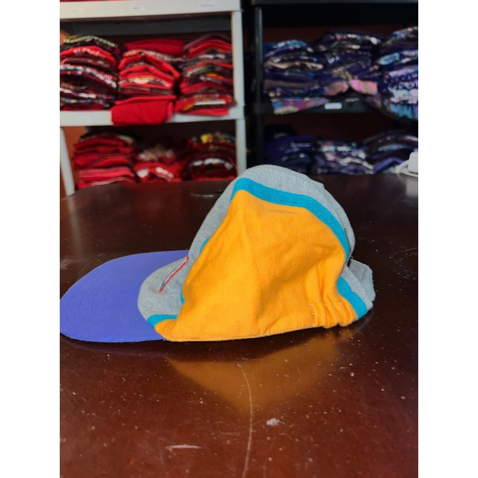 Vintage Baby Gymboree Hat Car Palm Tree Hawaii Gray Red yellow Multicolor 90s L - Image 3 of 4