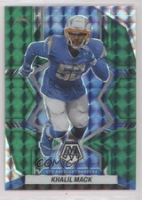 2022 Panini Mosaic Green Mosaic Prizm Khalil Mack #203 0t22