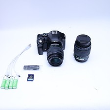 PENTAX K-m Digital Camera with 18-55mm 50-200mm Lenses and Accessories