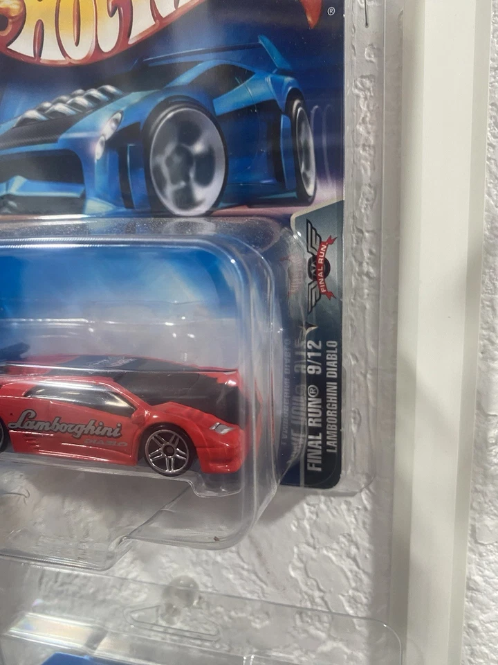 Hot Wheels #203 Final Run 9/Lamborghini Diablo 2003 rojo con protector Foto 2 de 2