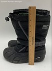 Sorel Flurry Black City Grey Youth Winter Snow Boots Size 5 — photo 6