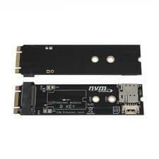 M.2 B-Key 4G 5G Network Card Module to M.2 M-Key NVME / B-Key Adapter Card