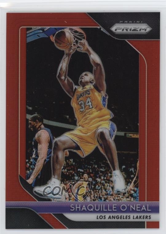 2018-19 Panini Prizm Red Prizm 136/299 Shaquille O'Neal #35 HOF 15eb