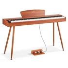 VEVOR Weighted Digital Piano 88 Keys Keyboard 280 Tones with Sheet Music Stand