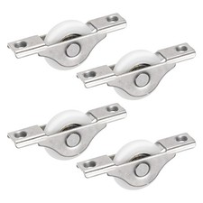 4erPcs Schiebetürrollen 30mm/1.18" Durchmesser Nylon Rollen Fensterrollen Ter...