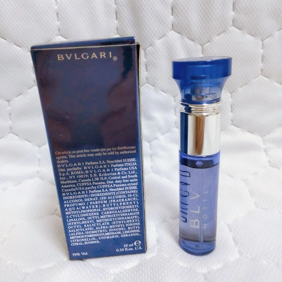 BVLGARI BLV NOTTE Pour Homme Eau de Parfum 10 ml 0,34 fl. oz. con caja Foto 2 de 4