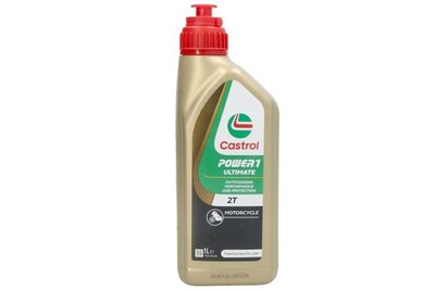 For Castrol Power 1 Ultimate 2T 1L Engine Oil 1L Power 1 Ultimate Synthetic 15F