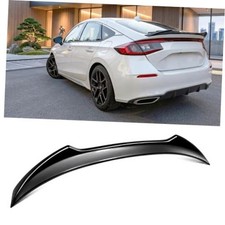2022-2026 Black V Type Rear Trunk Spoiler For Honda Civic Hatchback 2022-2026
