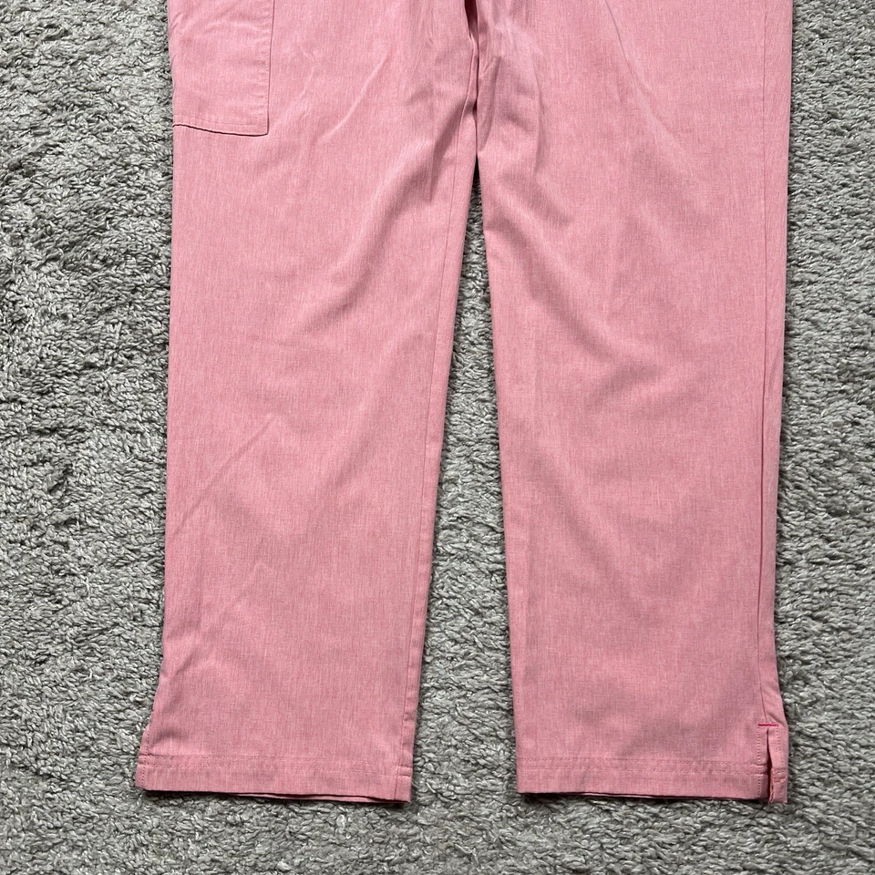 Pantalones Médicos Koi Mujer Rosa Pierna Recta Básicos Talla XL Enfermería Regular Foto 2 de 4