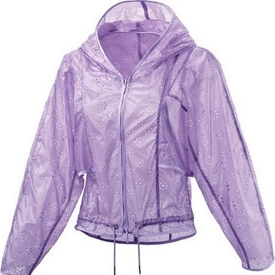 Adidas Stella McCartney Damen TT Trainingsjacke Windjacke Laufjacke Lila XS- L - Bild 1 von 4