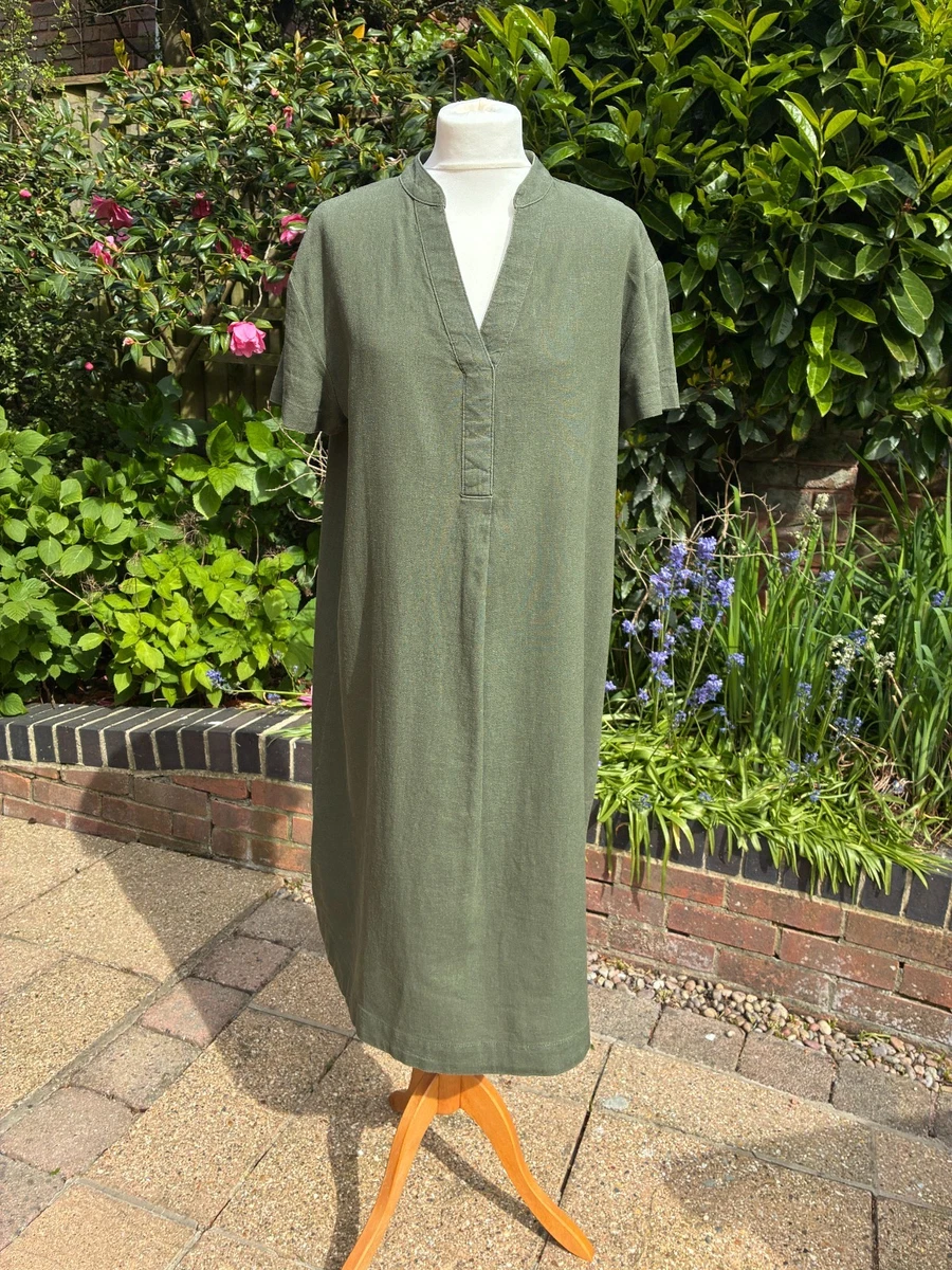 chinese dress ladies 1950s Ribbon Blue Linen Dress