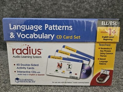 Radius Audio Learning System LANGUAGE PATTERNS & VOCABULARY CD Card Set