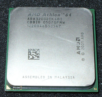 AMD ATHLON 64 3200+  2.0 GHZ  PROCESSOR, ADA3200DIK4BI,  SOCKET 939, US SELLER