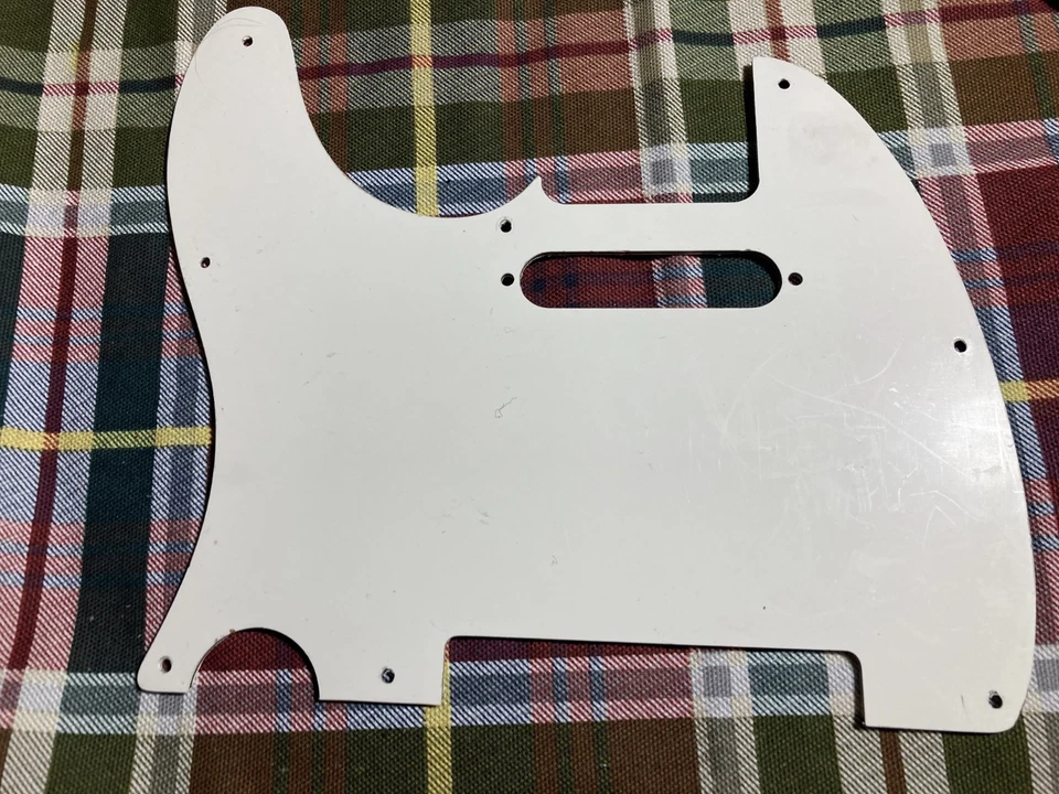 Golpeador de guitarra eléctrica Squier Telecaster genuino blanco de 3 capas, tele Foto 3 de 3
